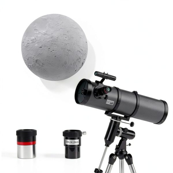 Deesoo 150EQ Reflector Telescope 150mm Aperture with Equatorial Mount-4