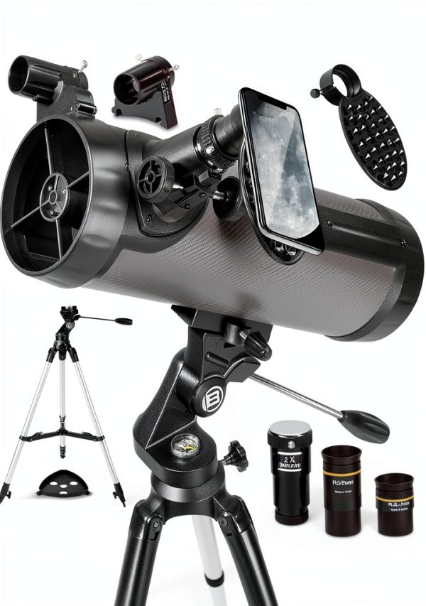 National Geographic 114mm Newtonian Telescope with Alt-Azimuth Mount-0