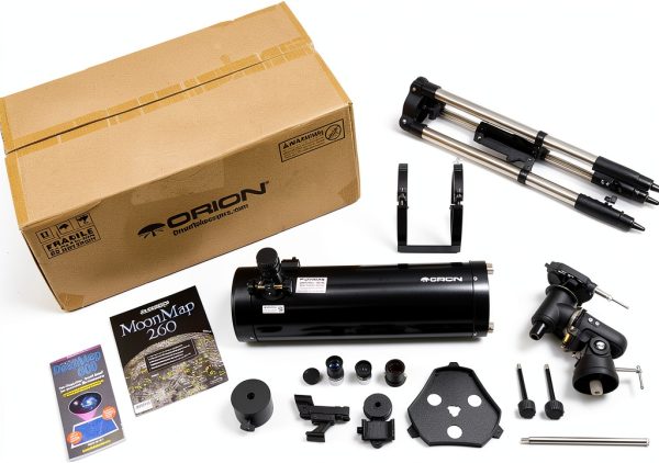5.1" Reflector Telescope Optronic 130ST EQ with Fast f/5 Optics-2