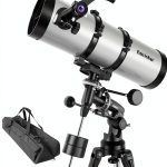 150mm Newtonian Reflector Telescope UncleHu with Equatorial Mount-0