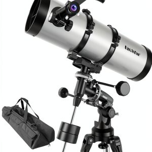 150mm Newtonian Reflector Telescope UncleHu with Equatorial Mount-0
