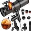Deesoo 150EQ Reflector Telescope 150mm Aperture with Equatorial Mount-0
