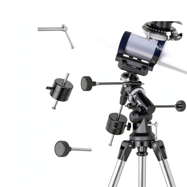 150mm Newtonian Reflector Telescope UncleHu with Equatorial Mount-4