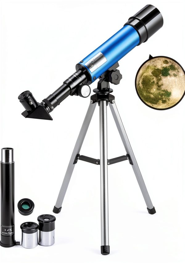 Telescope Merkmak 50mm Aperture 360mm AZ Refractor Tripod for Kids-0