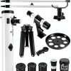 Reflector Telescope, (35X-875X) Focal Length Astronomy Reflector Telescopes for Adults and Kids-with 3 Eyepieces,5X Barlow Lens,Moon Filter and Smartphone Adapter-1