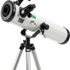 Reflector Telescope, (35X-875X) Focal Length Astronomy Reflector Telescopes for Adults and Kids-with 3 Eyepieces,5X Barlow Lens,Moon Filter and Smartphone Adapter-0