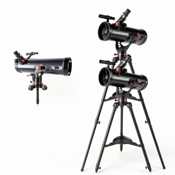 Telescope, 130AZ Astronomical Reflector Telescope for Adults, Professional 130MM Aperture Telescopes for Adults Astronomy Beginners, for Planet Observation with 2X Barlow Lens, Moon Filter-3