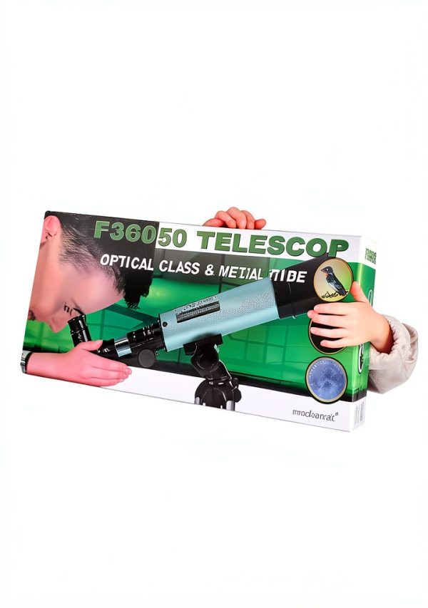 Telescope Merkmak 50mm Aperture 360mm AZ Refractor Tripod for Kids-5