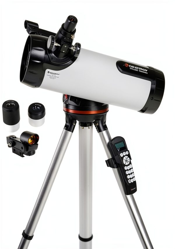 Celestron 114LCM Computerized Newtonian Telescope with 2 Eyepieces and-1