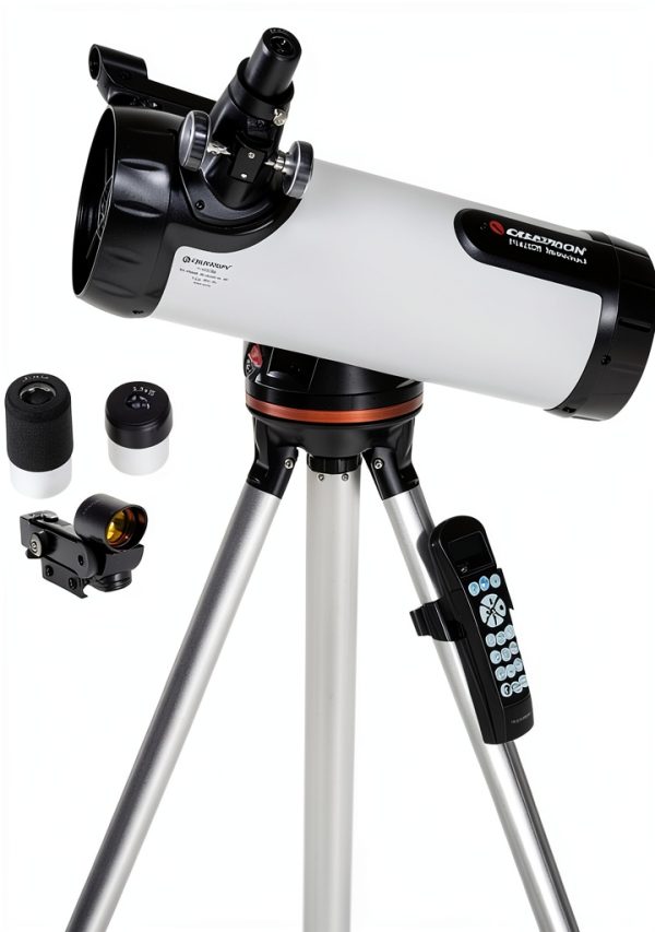 Celestron 114LCM Computerized Newtonian Telescope with 2 Eyepieces and-0